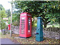 Water Pump & Telephone Box , Manor Rd., Stretton