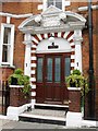 Entrance to Treborough House, Nottingham Place / Paddington Street, W1