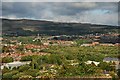 View from graveyard at Blackrod cemetery