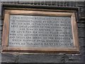 Plaque, Site of the Workhouse, Keswick