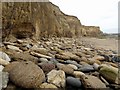 Cliffs of magnesian limestone north of Salterfen Rocks