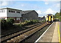 Train approaching Brundall railway station