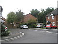 Parked cars in Breech Close