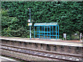 Brundall Gardens station - shelter on platform 1 (westbound)