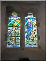 Stained glass window on the south wall at St Mary, Buriton (3)