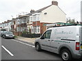 Scaffolding on house in Allcot Road