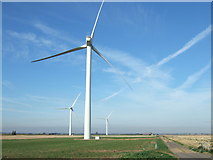 TL3482 : Wind turbines in the fens by Richard Humphrey
