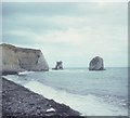 SZ3485 : Stag and Arch rocks, Freshwater Bay by G E Jeal