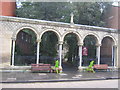 Gateway to The Church of St James the Great in  Morpeth