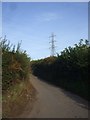 ST2083 : Power lines cross Graig-Llwyn Rd ,Cardiff by John Lord