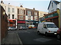 Looking from Hereford Road into Albert Road