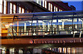 Illuminated footbridge, Belfast