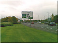 Road-sign for traffic on the B5358 at Cheadle Royal