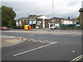 Looking from Howard Road across Northern Parade towards Phoenix Square