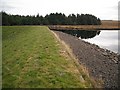 NT0258 : Cobbinshaw dam by Richard Webb