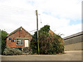 Buildings bordering onto the yard at Salamanca Farm