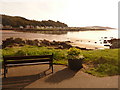 Millport: bench overlooking Kames Bay