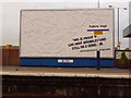 Falkirk: wrinkly advert at Falkirk High station