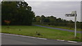 Junction of Skiff Lane with the B2133 near Loxwood