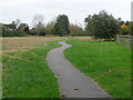 Gillingham: meandering path at Rolls Bridge