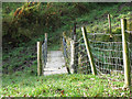 Footbridge near Pentre