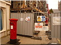 Wimborne Minster: replacement postbox in The Square