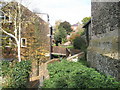 House in Water Lane backing onto St John