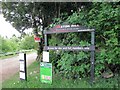 Mountain Bike Area Sign, Aston Hill