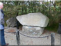 S7910 : Commemorative stone at Tintern Abbey by Eirian Evans