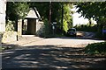 Outside Calstock church