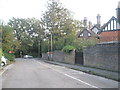 Looking down Station Approach towards Combe Lane