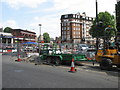 Road works near South Ken tube