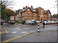 Hospital building on Radnor Park West