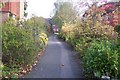 Footpath in Leigh