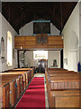 All Saints church - view west