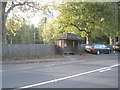 Bus shelter at Wormley on the A283