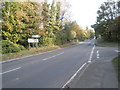 Junction of  the A283 and Brook Road