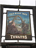 SD4258 : Old Roof Tree Inn, Middleton, Sign by Alexander P Kapp