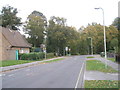 Looking along Cromwell Road towards Airlie Road