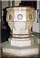 St John the Evangelist, Glenthorne Road, London W6 - Font