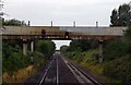 Footbridge over the railway in Lower Stratton