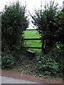 Stile and public footpath