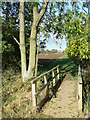 SK6845 : Bridge on the footpath by Alan Murray-Rust