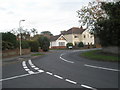 Looking from Balmoral Drive along The Crescent towards Tanglewood Close