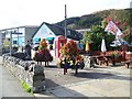 Floral display and telephone box, Killin