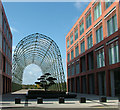 Historic temporary balloon shed frames