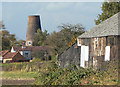 Mill tower and old barn