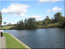 TQ8353 : The moat at Leeds Castle by Basher Eyre