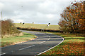 Looking northeast along the B4453 at Wappenbury