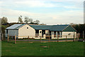 Livestock sheds beside the B4453, Weston under Wetherley